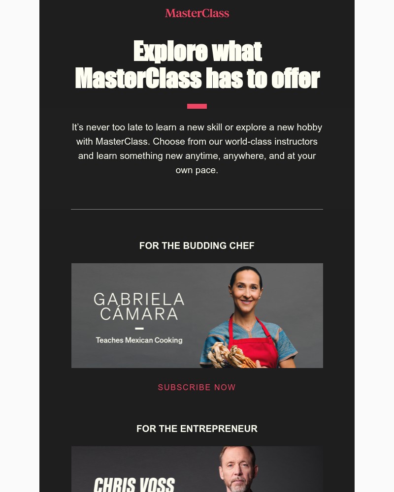  - Discover something new today