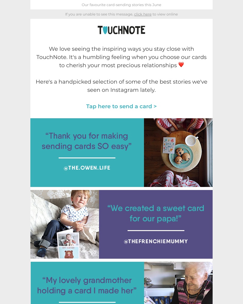 TouchNote - Discover TouchNote Stories, Sarah ✍💌