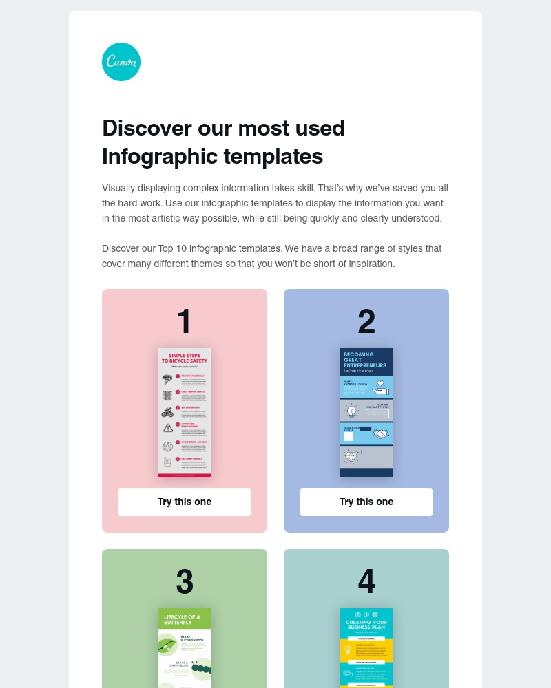 Canva -      Discover UK’s Top 10 Infographic templates