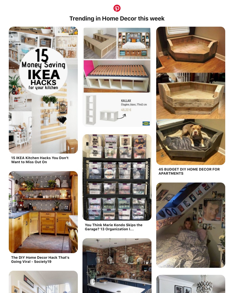 Pinterest - 🛠 Diy home décor, Home décor and more Pins trending on Pinterest
