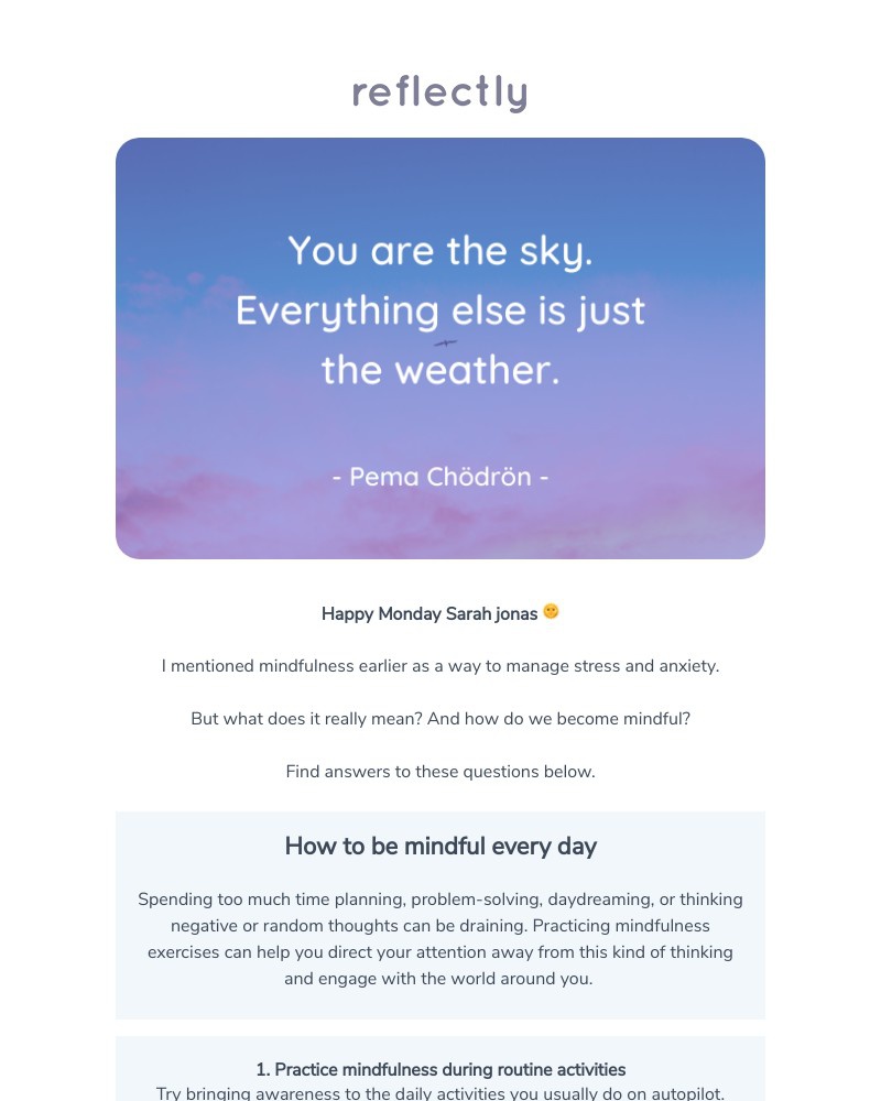 Reflectly - Do you want to be more mindful? 🧘‍♀️