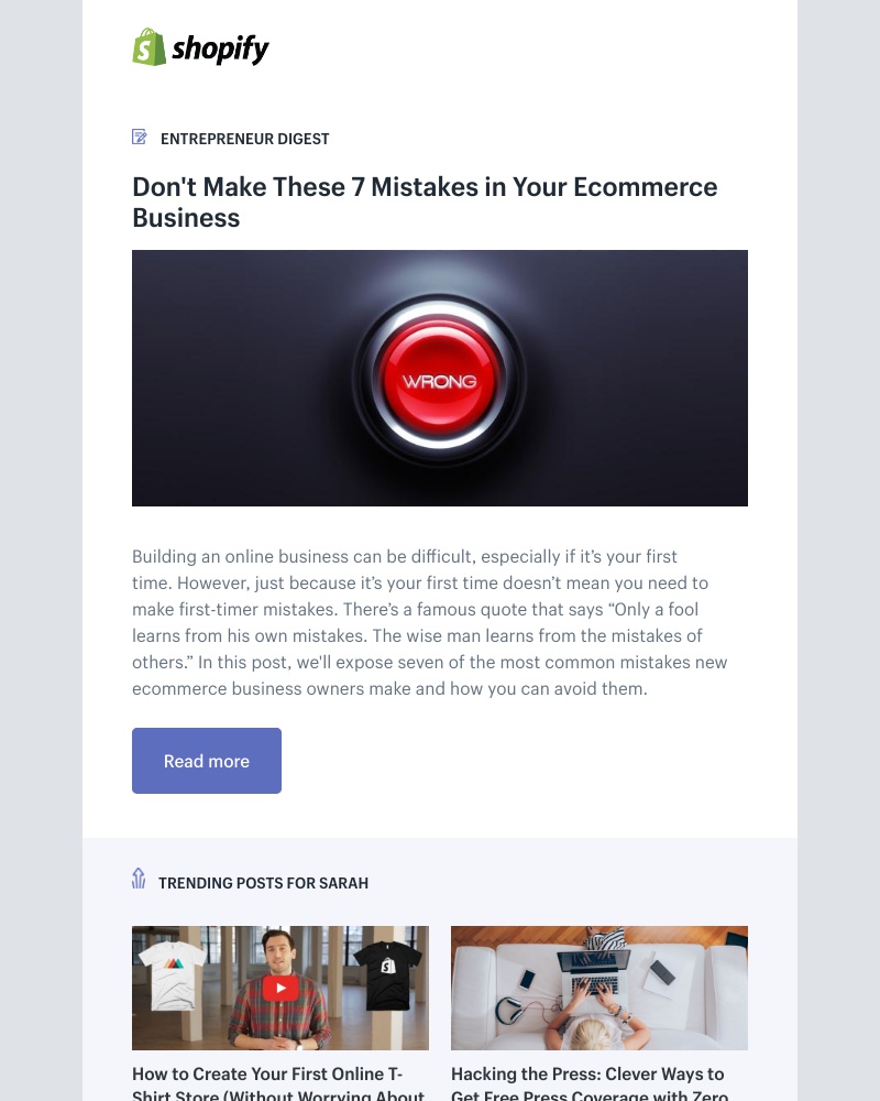 Shopify - Don't Make These 7 Mistakes in Your Ecommerce Business