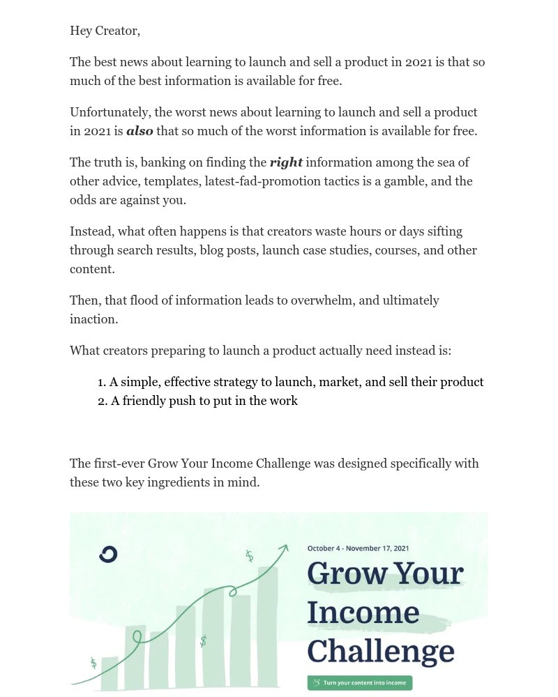 ConvertKit - Don’t make this common creator mistake
