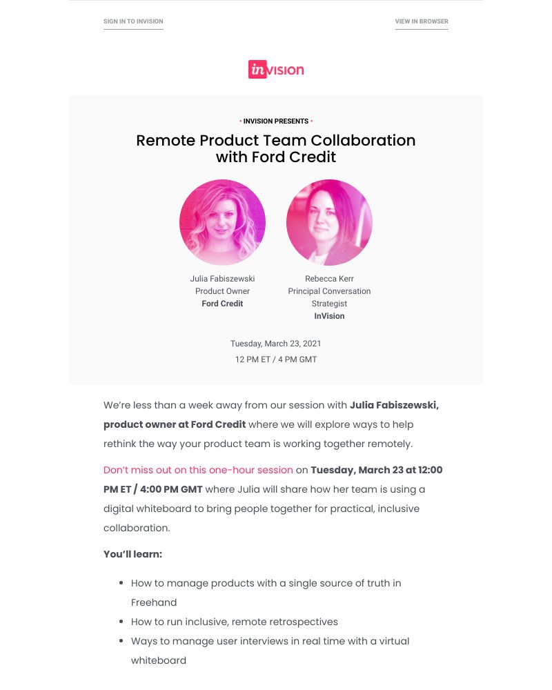 InVision - Don’t miss out – Remote collaboration tips from Ford Credit