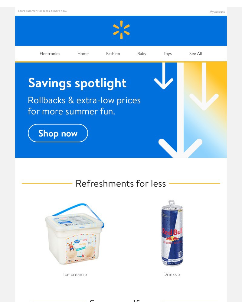 Walmart - Don't miss sizzling SAVINGS ☀️