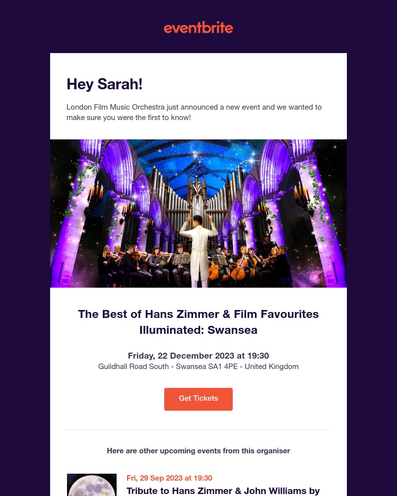 Eventbrite - Don't miss this new event by London Film Music Orchestra on 22 Dec!