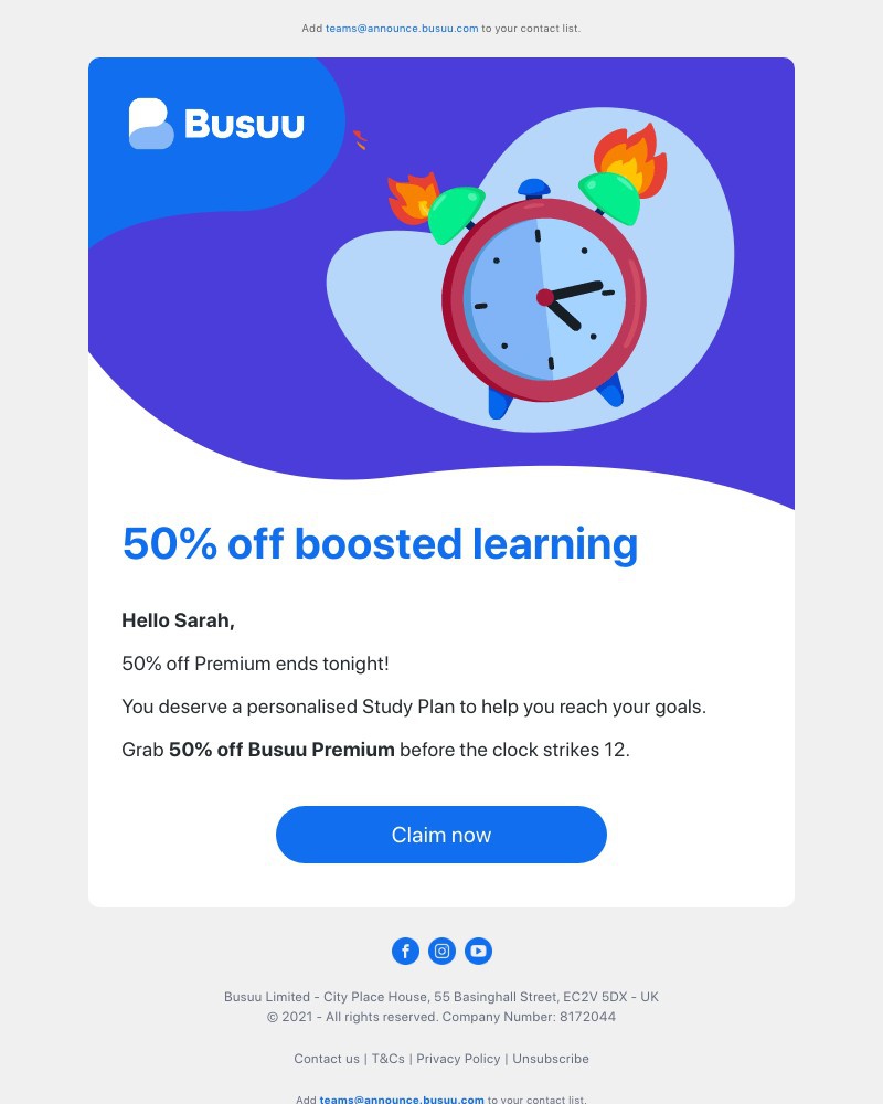 Onboarding on Busuu video screenshot