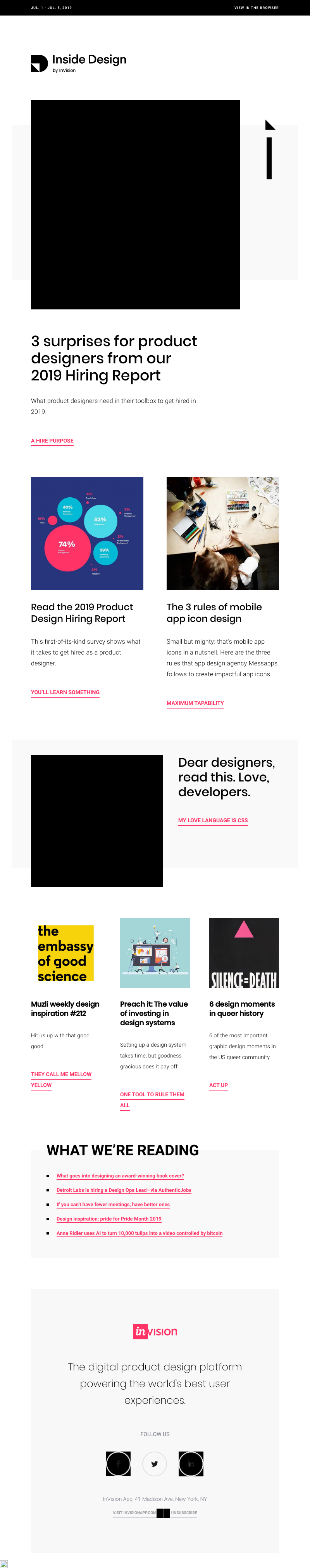 InVision - Can you take me hire?