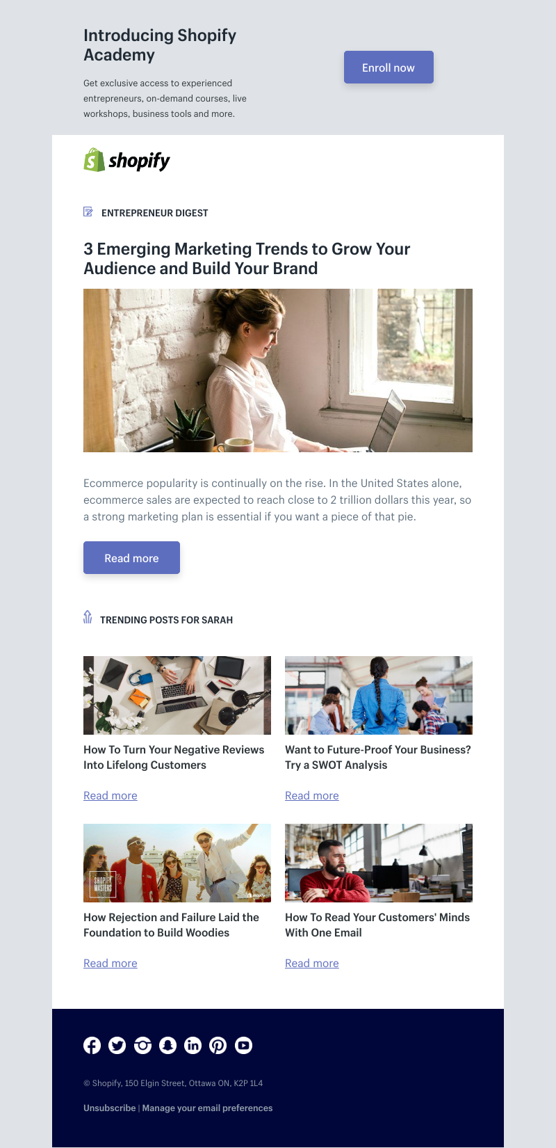 Shopify - 3 Emerging Marketing Trends