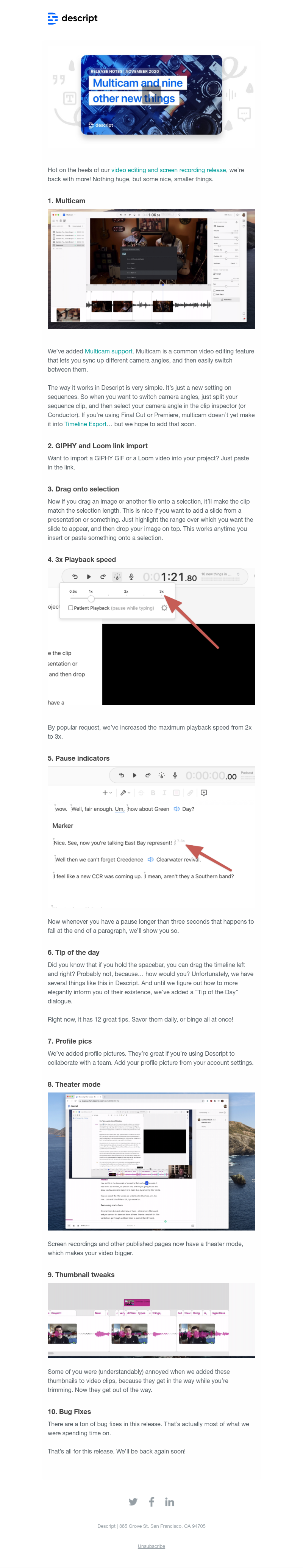 Descript - New in Descript: Multicam support, plus a lot more