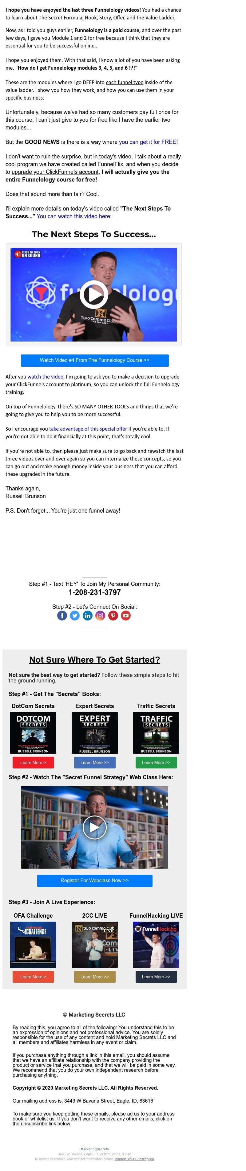 ClickFunnels - Funnelology (4 of 4) "Funnelflix"