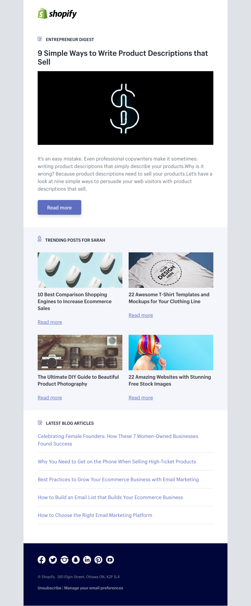 Shopify - 9 Simple Ways to Write Product Descriptions that Sell