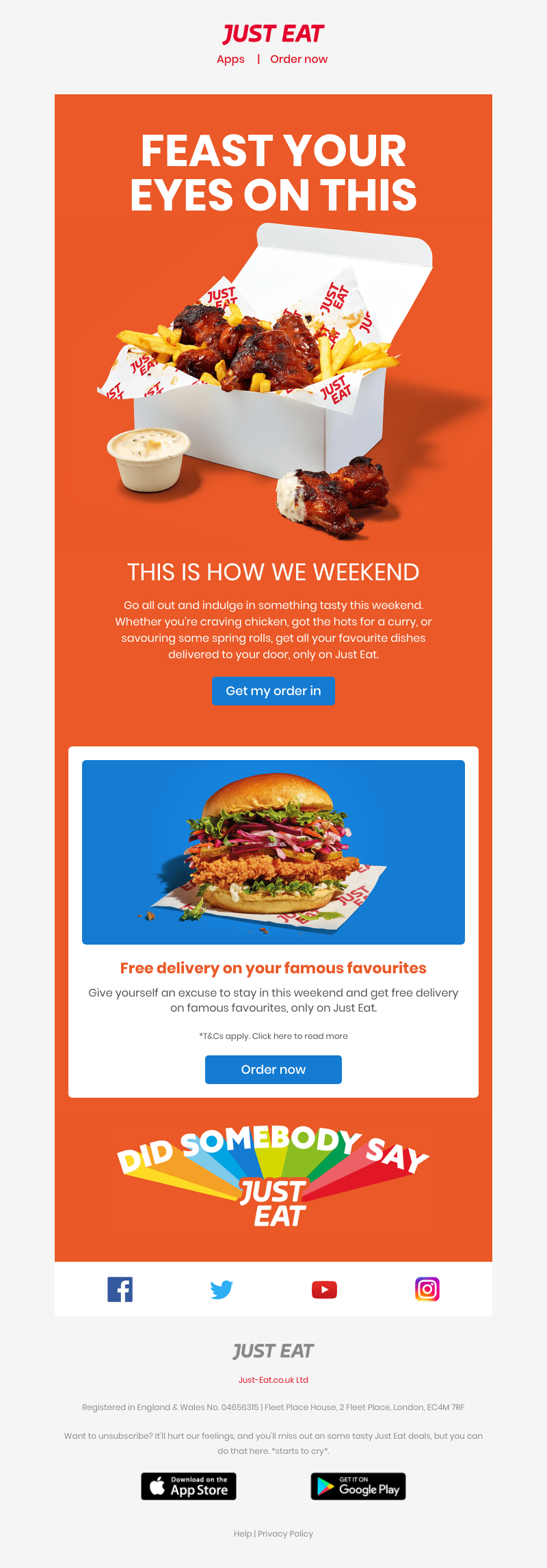 Just Eat - Ramy, craving something tasty?