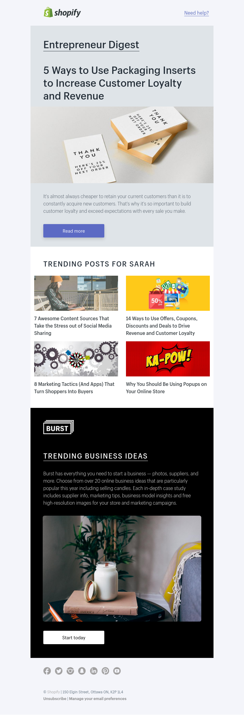 Shopify - 5 Ways to increase customer loyalty and revenue.