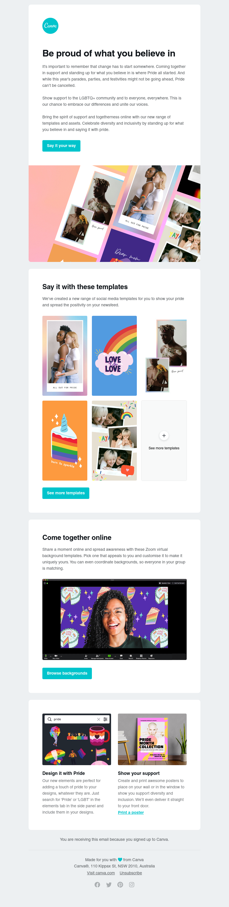 Canva -     Stand up for what you believe in 🌈