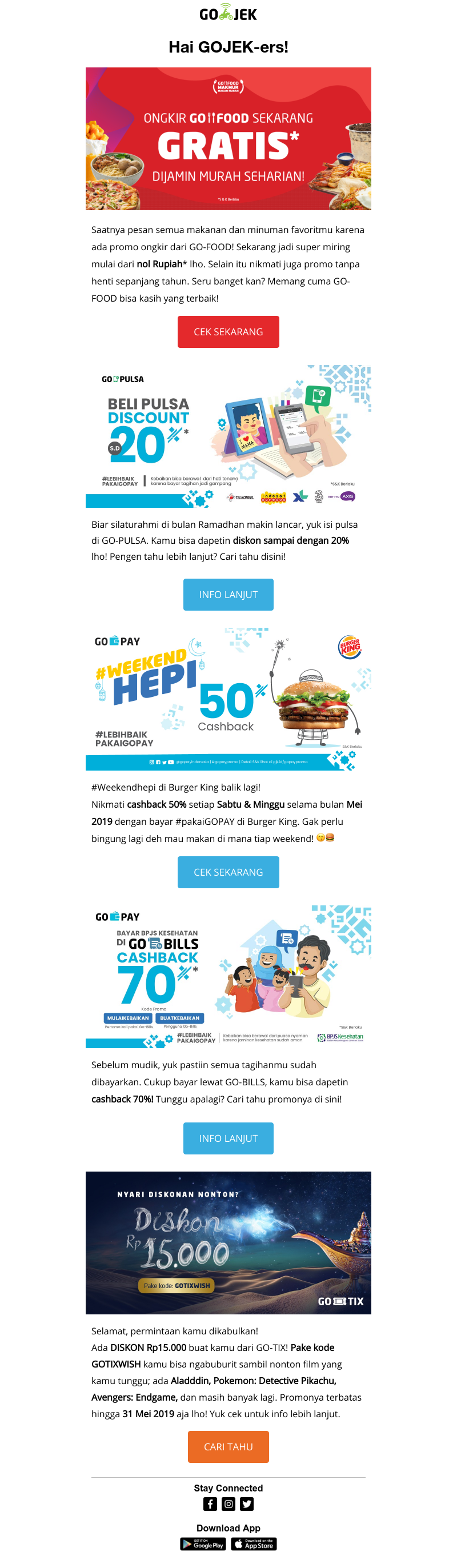 Go-Jek - Berkah Ramadan dari GOJEK untuk kamu! Yuk cari tahu di sini