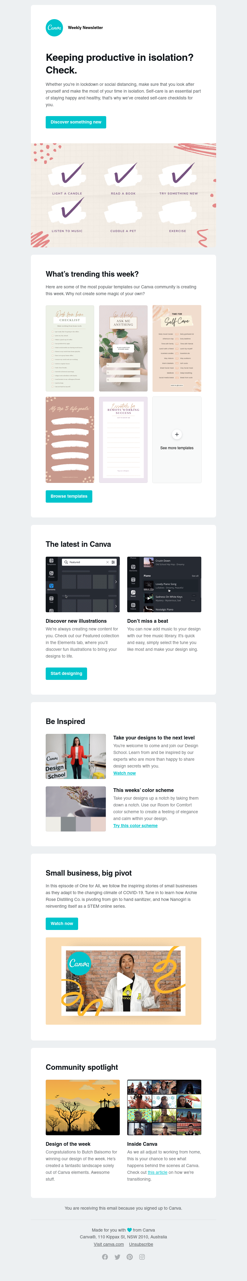 Canva - Self-quarantine is a good excuse to self-discover