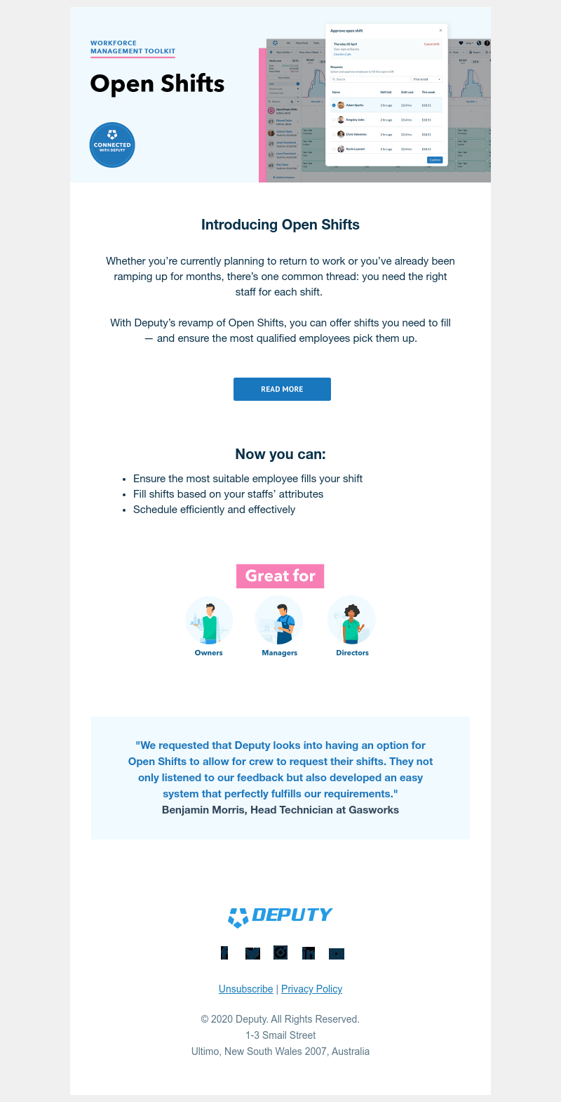 Deputy - New Product Alert: A better way to fill your open shifts