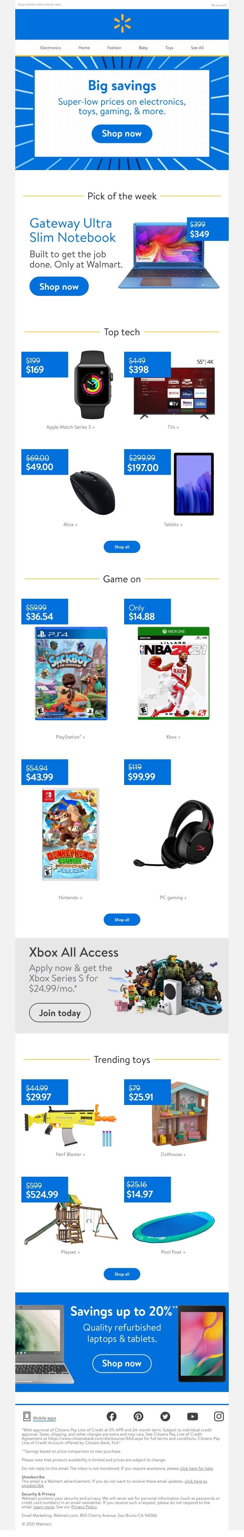 Walmart - Laptops, video games, & more at must-have prices