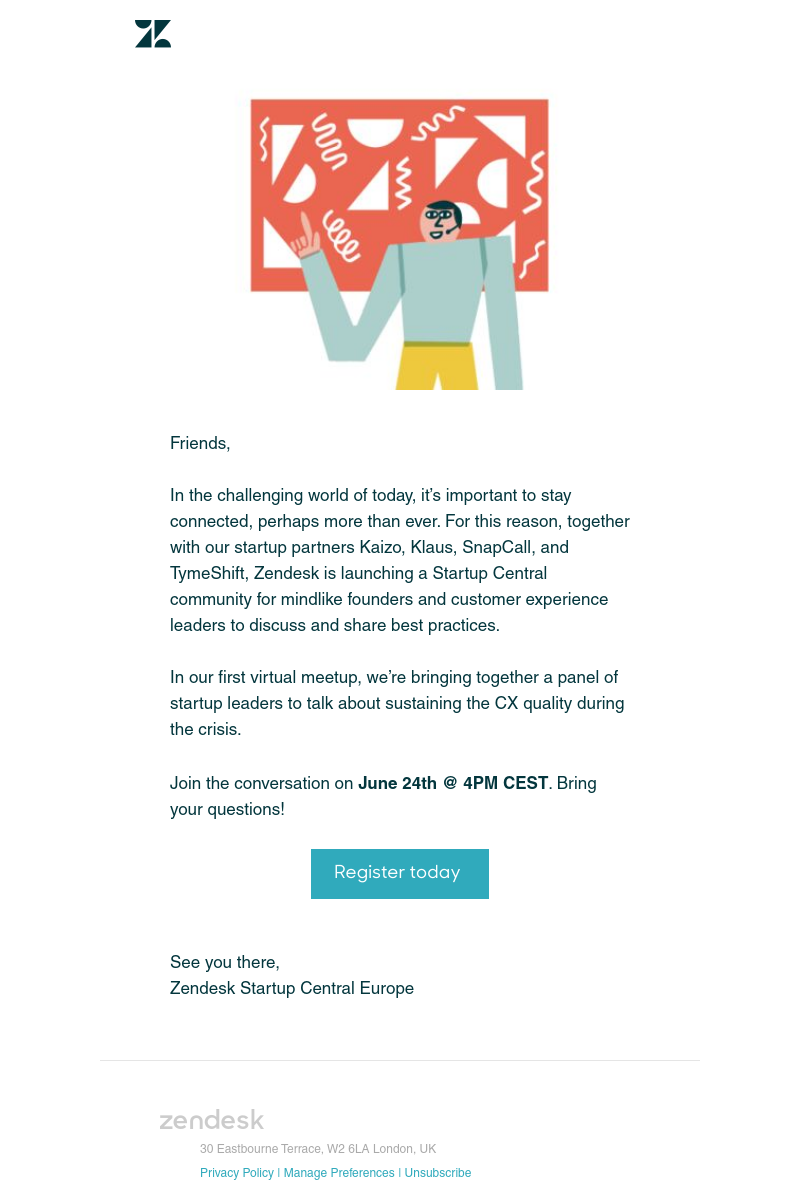Zendesk - Looking for some interaction? Join "Don't let the crisis crush your CX quality"