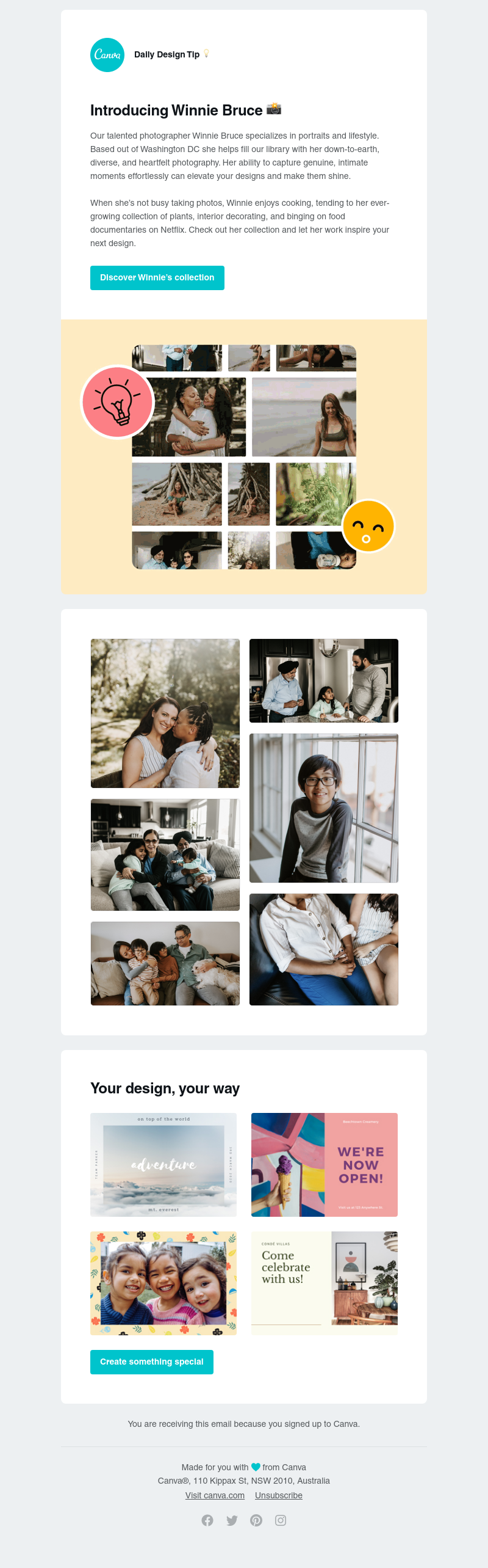 Canva - Photographer spotlight: Winnie Bruce