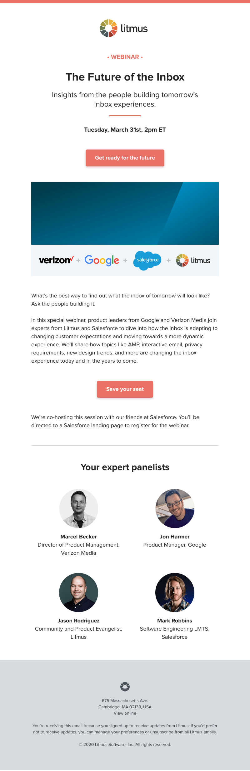 Litmus - Webinar: Get a glimpse at the inbox of the future