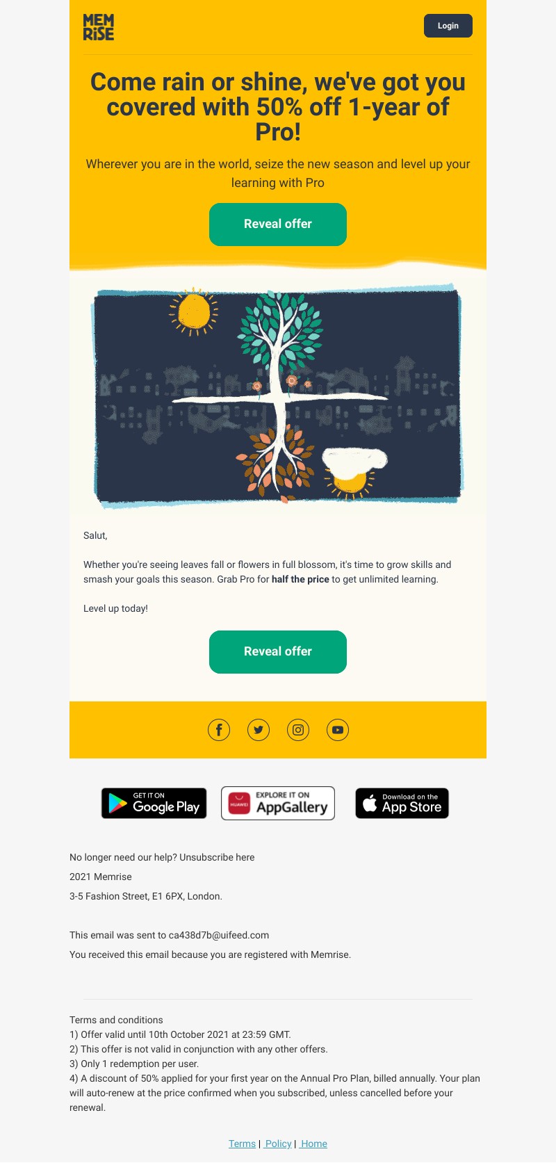 Memrise - New season, new adventure with 50% off! ✨