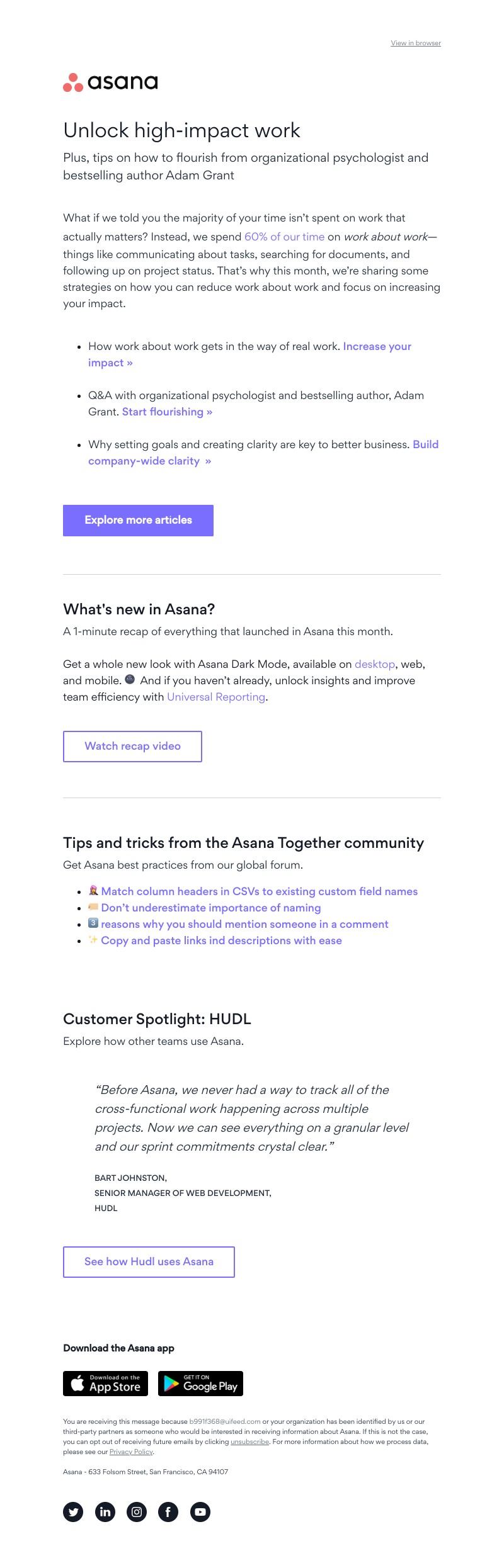 Asana - Work about work isn’t working