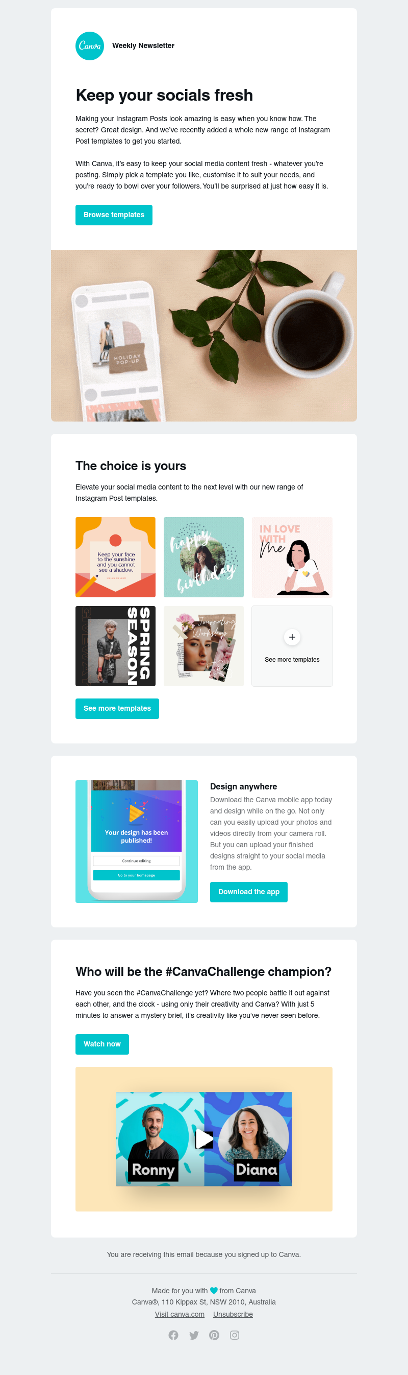Canva - Learn how to create a stand-out Instagram Post