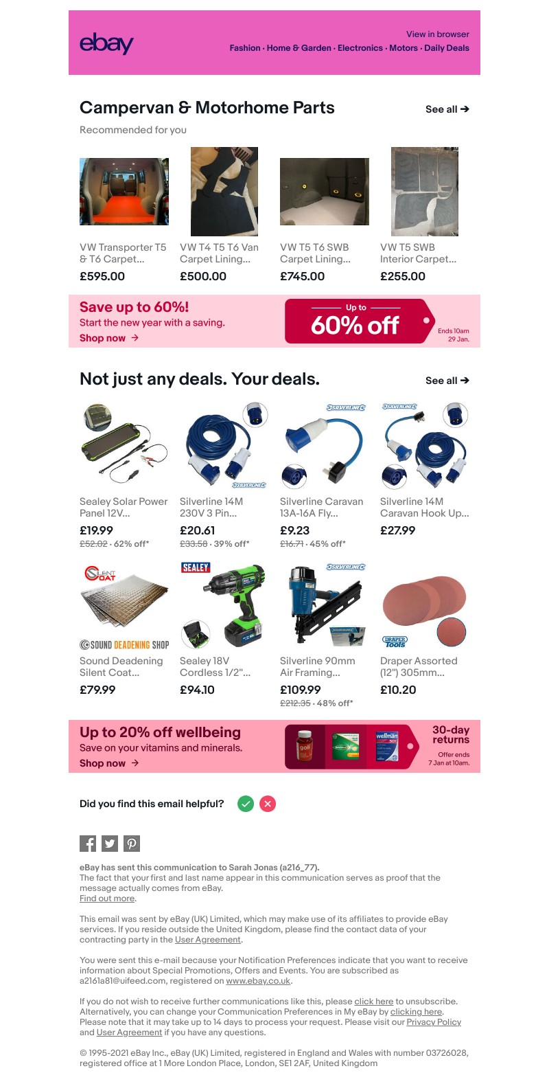  - Campervan & Motorhome Parts: this could interest you…