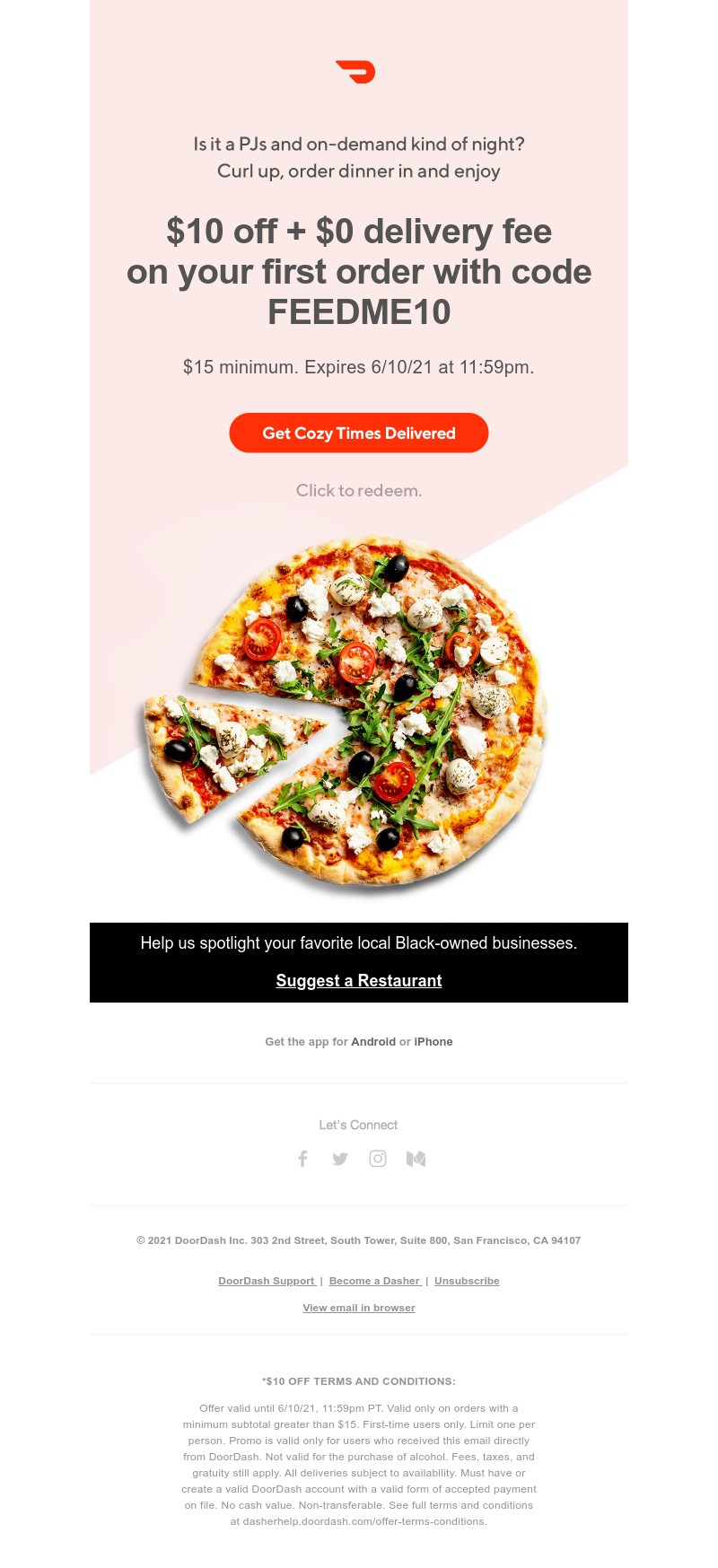  - Take the night off