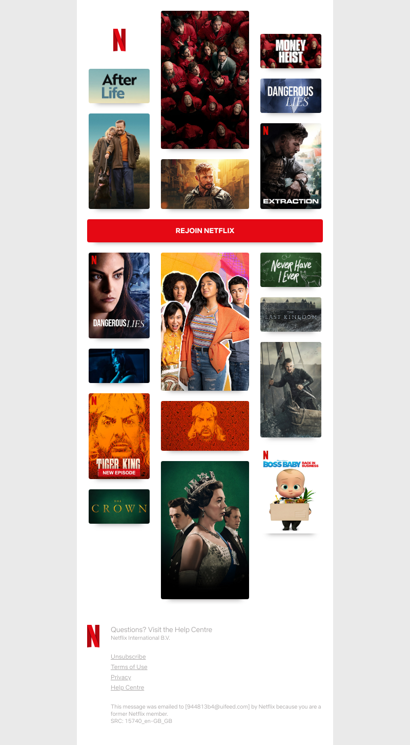 Netflix - Happy Friday, Sarah! Time to come back to Netflix...