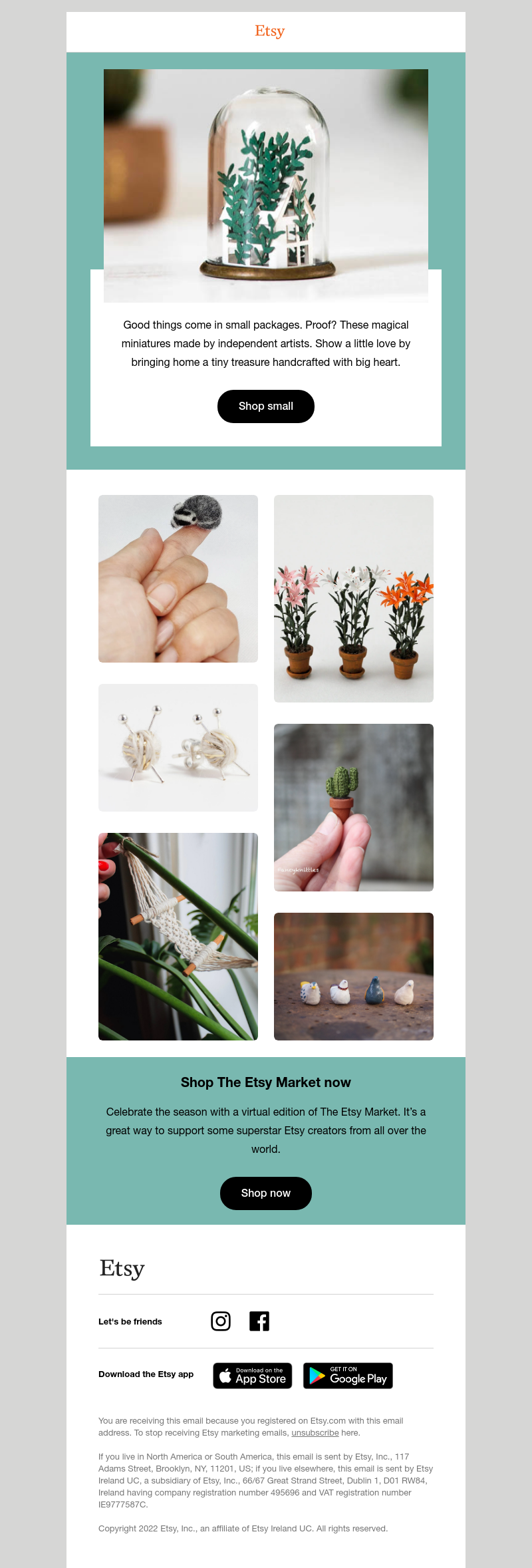 Etsy - Mini delights, maximum joy