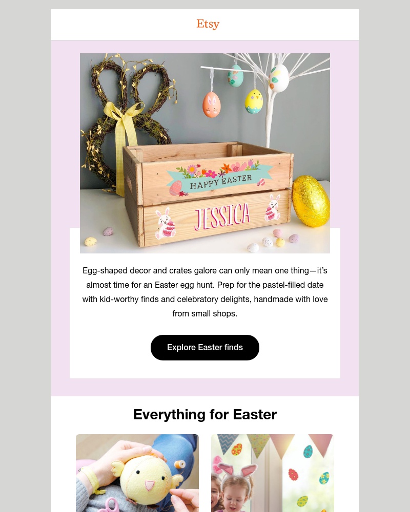 Etsy - Easter crates, decor and more 🐣