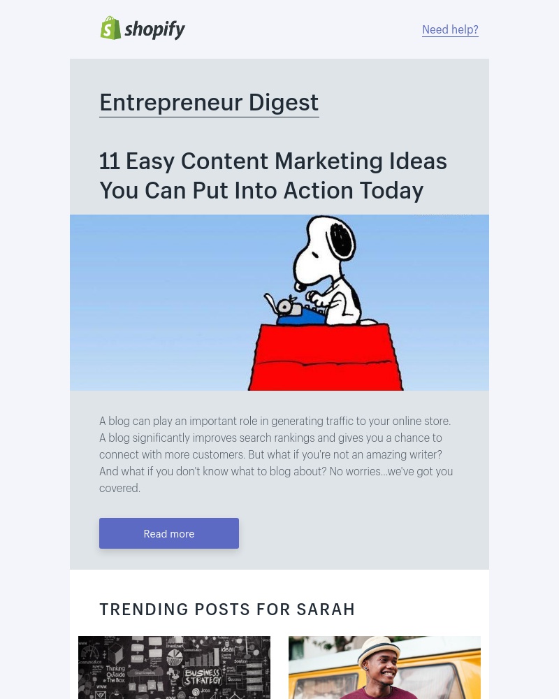 Shopify - Easy marketing ideas you can do today