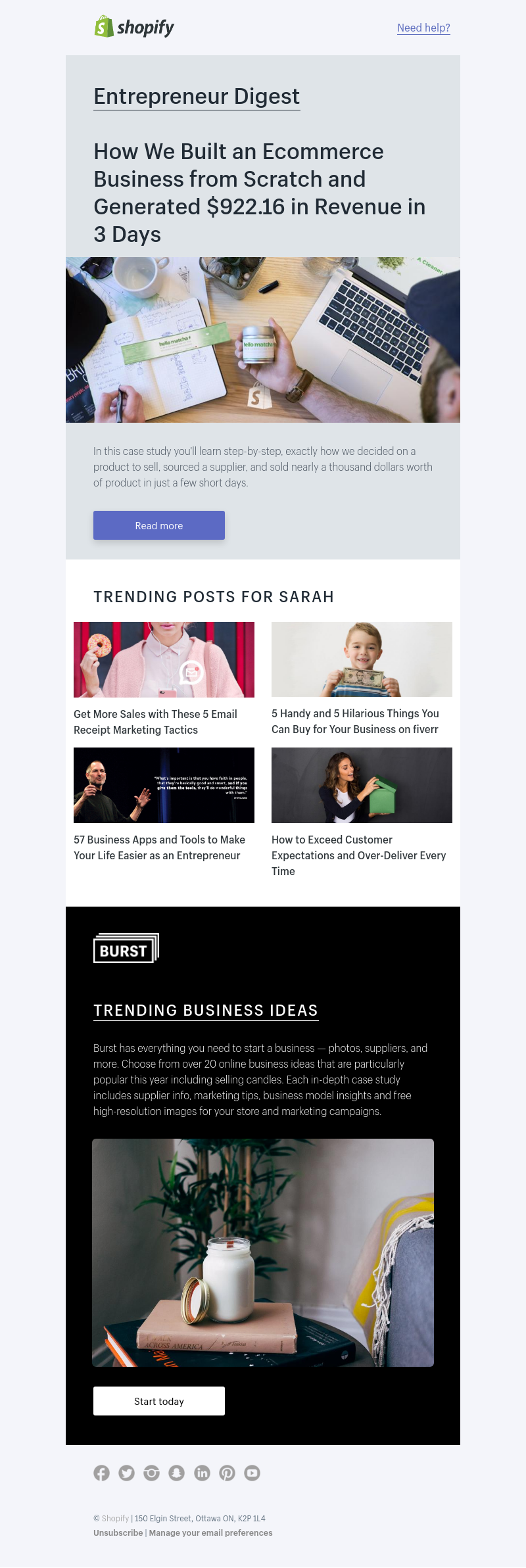 Shopify - How we built an ecommerce business from scratch
