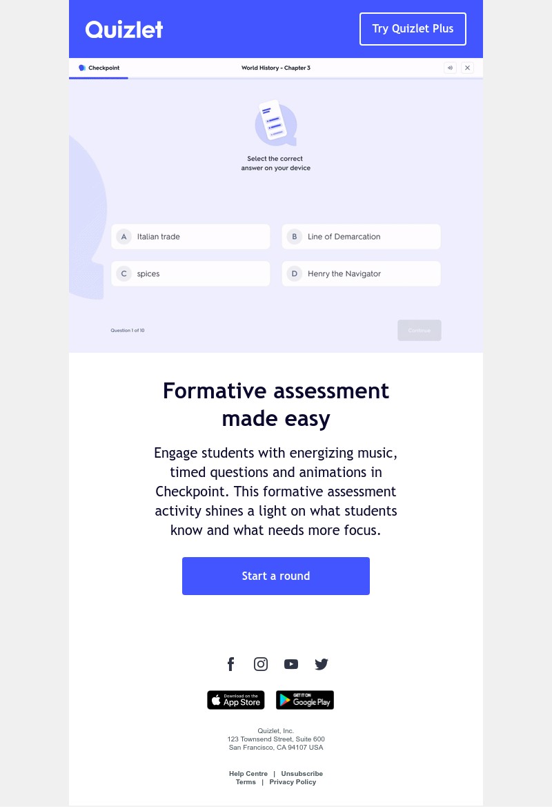 Quizlet - Curious about Checkpoint? Play a round! 🕺💃