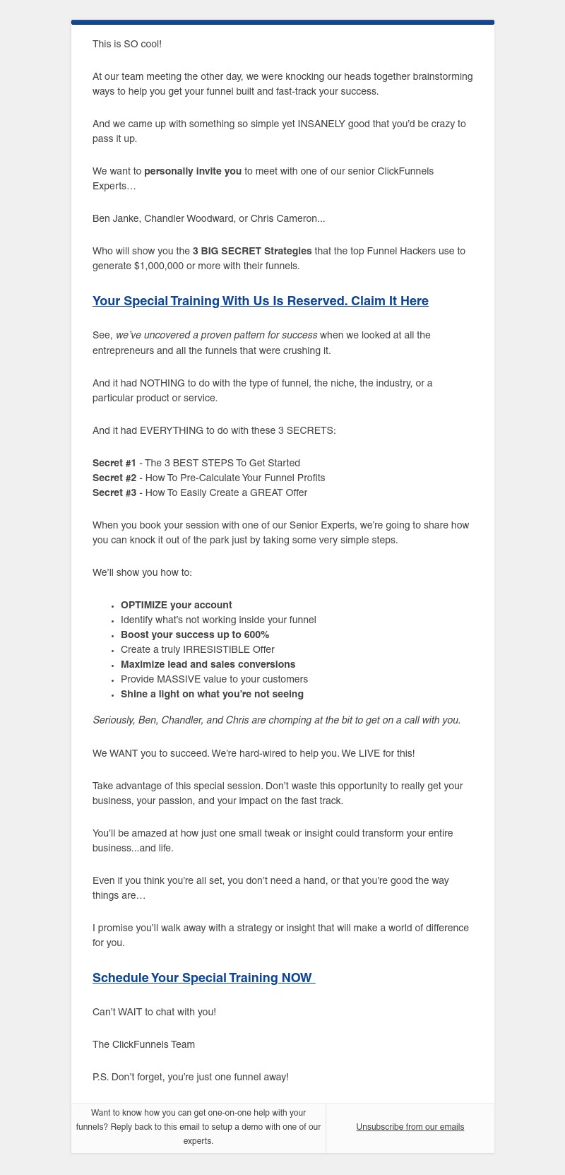 ClickFunnels - Your PERSONAL Invitation