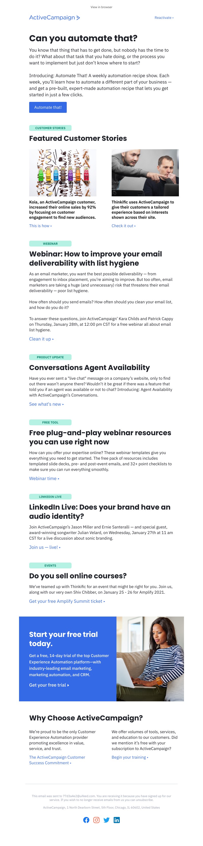  - You can automate “that” in just a few clicks