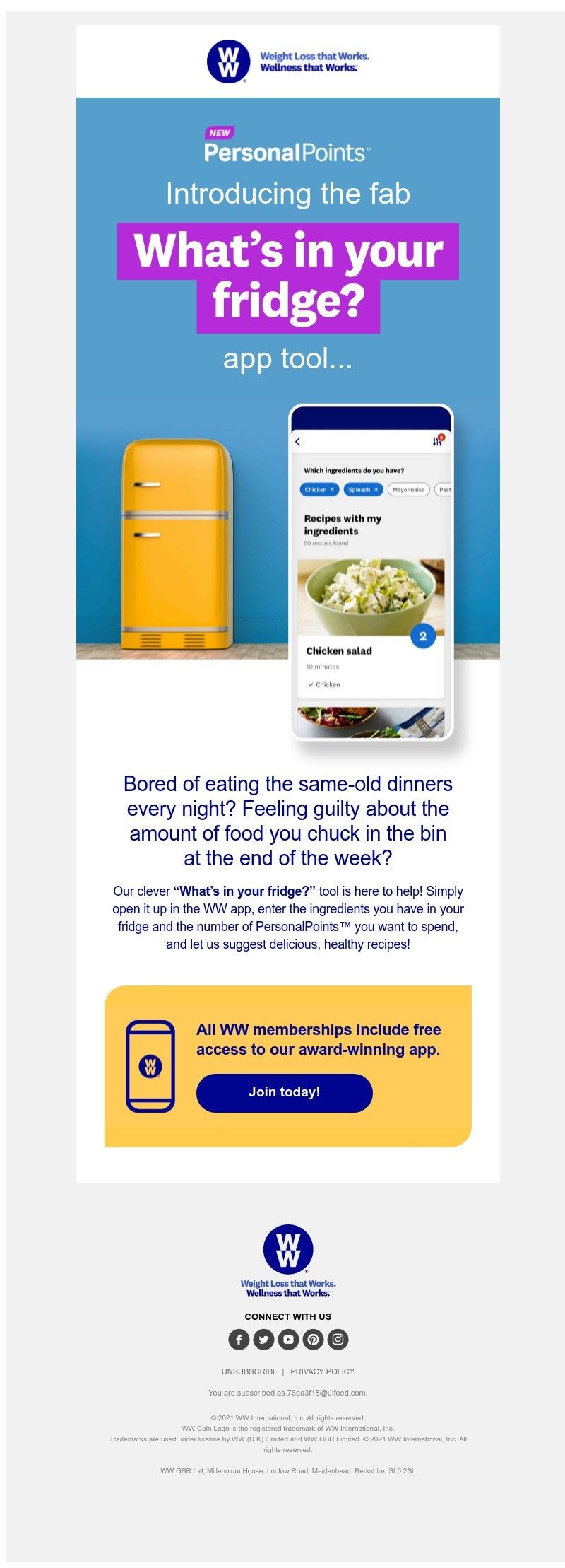 WW (Weight Watchers) - Meal inspiration this way...