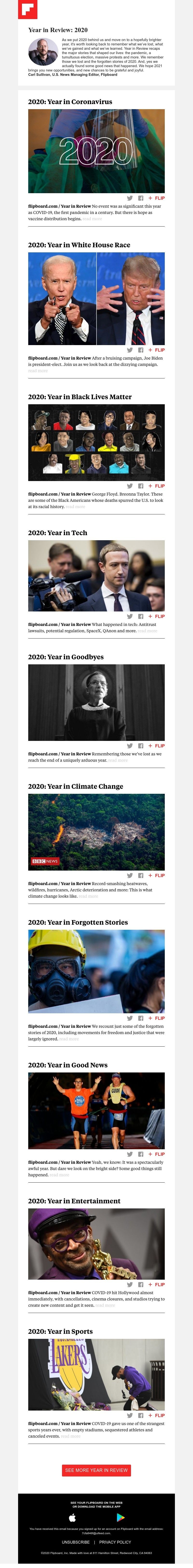 Flipboard - Everything that happened in 2020: Year in Review