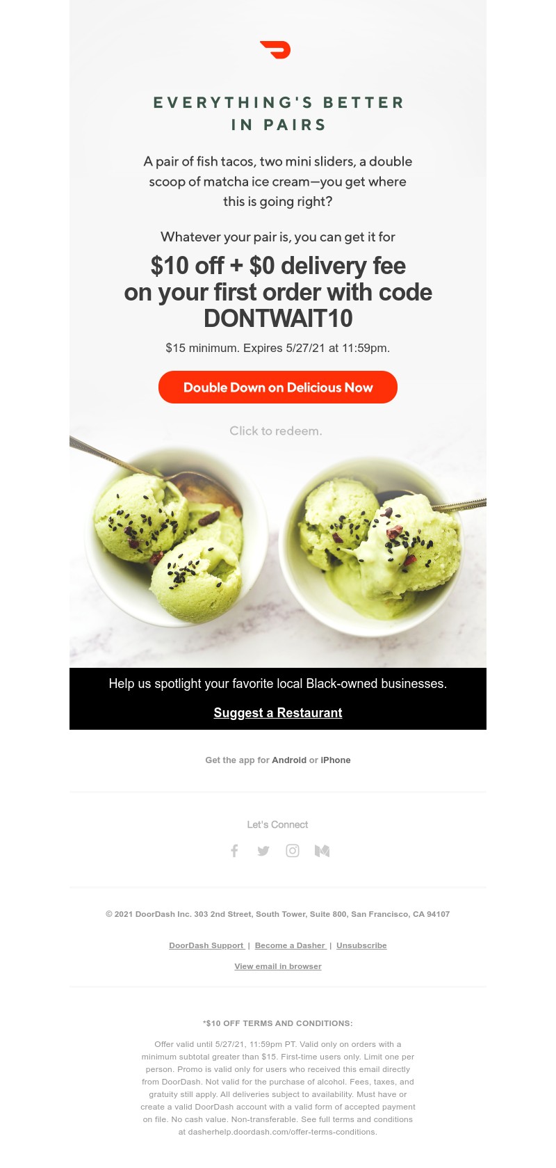  - Here’s $10 back in your wallet