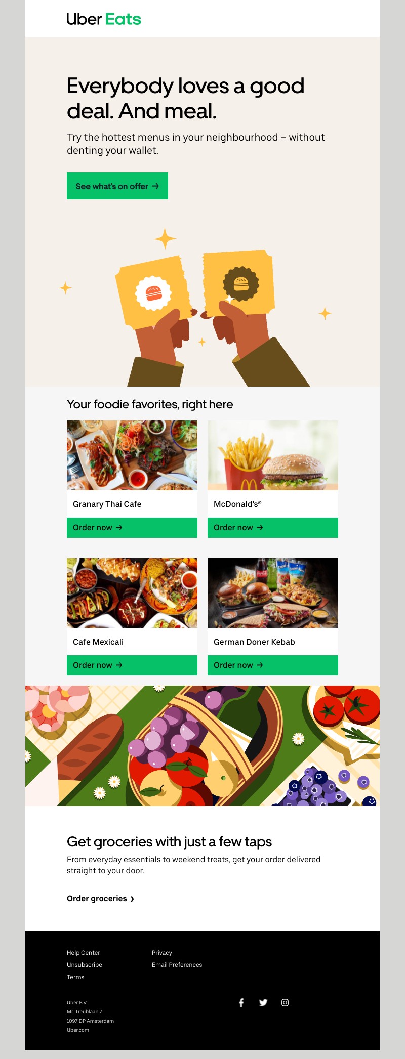Uber Eats - These restaurants know how to put on a good offer 🏅