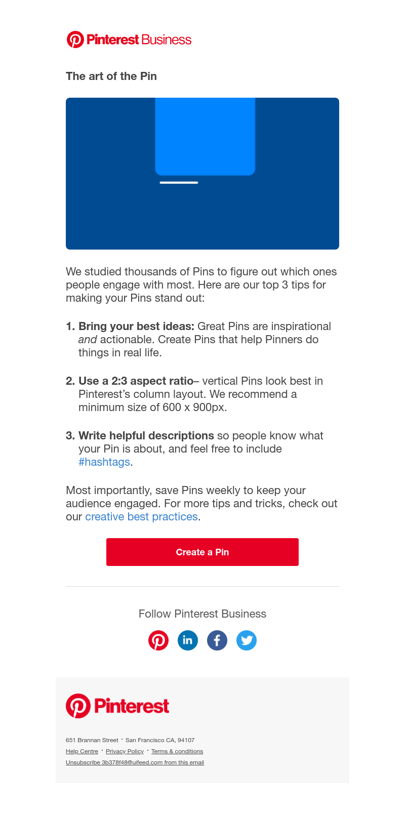 Pinterest - 3 tips for creating great Pins