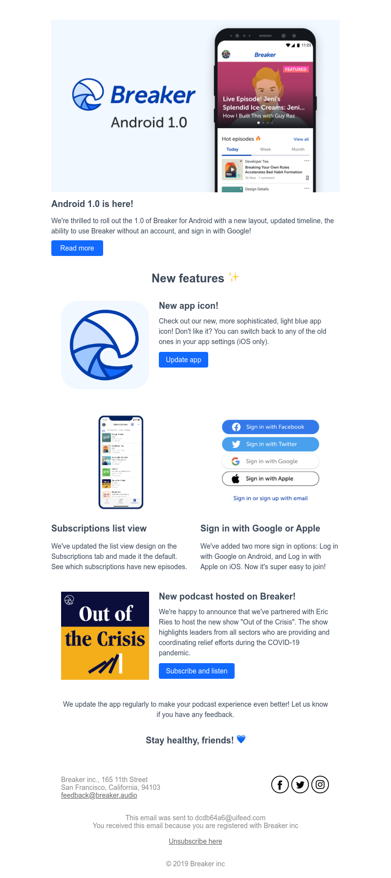 Breaker - New features on Breaker ✨