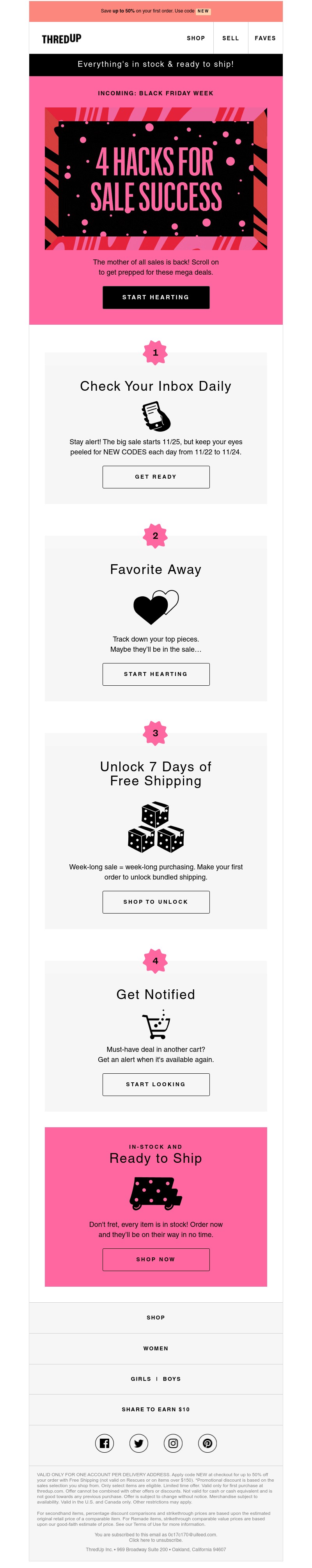 thredUP - 4️⃣ tips for this HUGE sale 👀