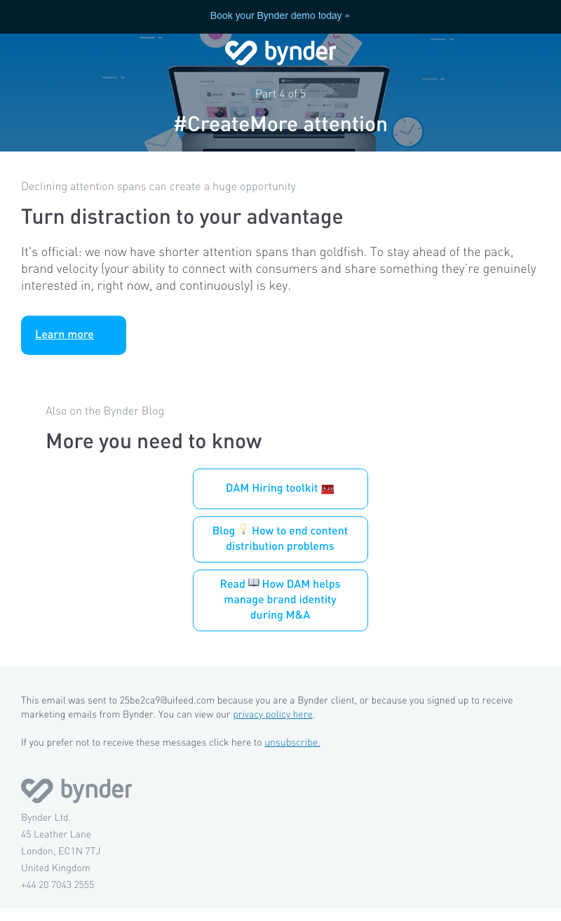 Bynder - Part 4: #CreateMore brand velocity with Bynder