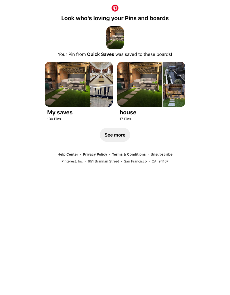 Pinterest - Your Pin from Quick Saves was saved to a similar board