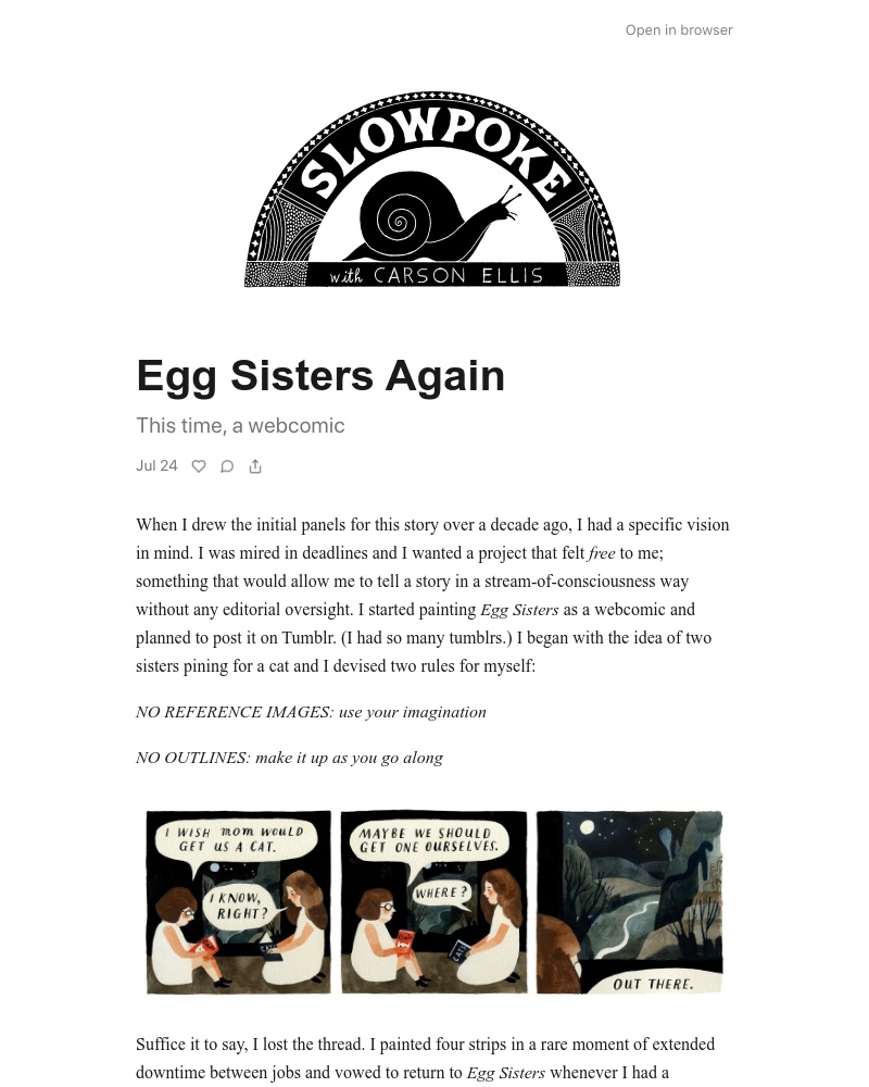 Substack - Egg Sisters Again
