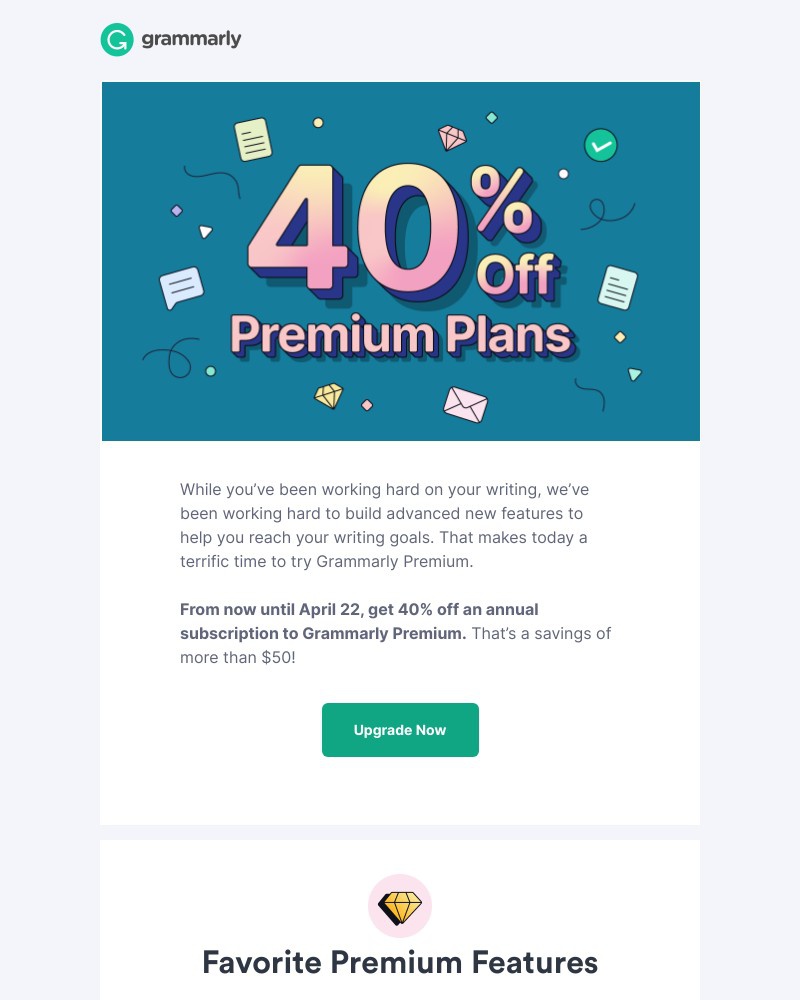 Grammarly - Elevate your writing with this Premium sale